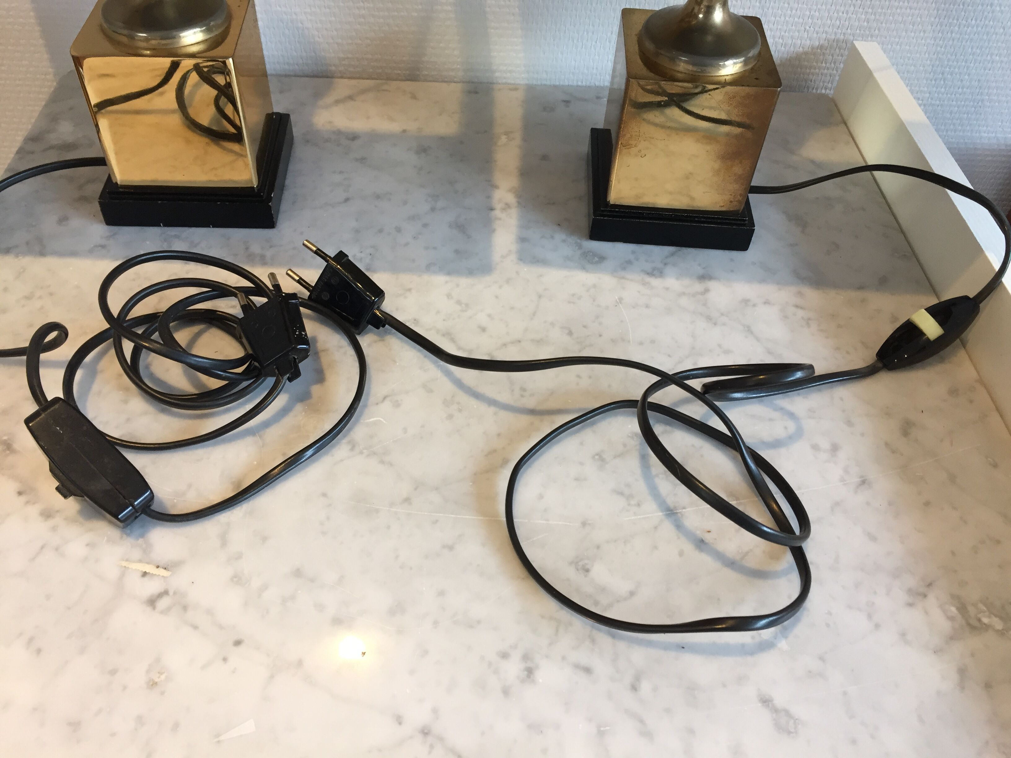 Paire de lampes 1970