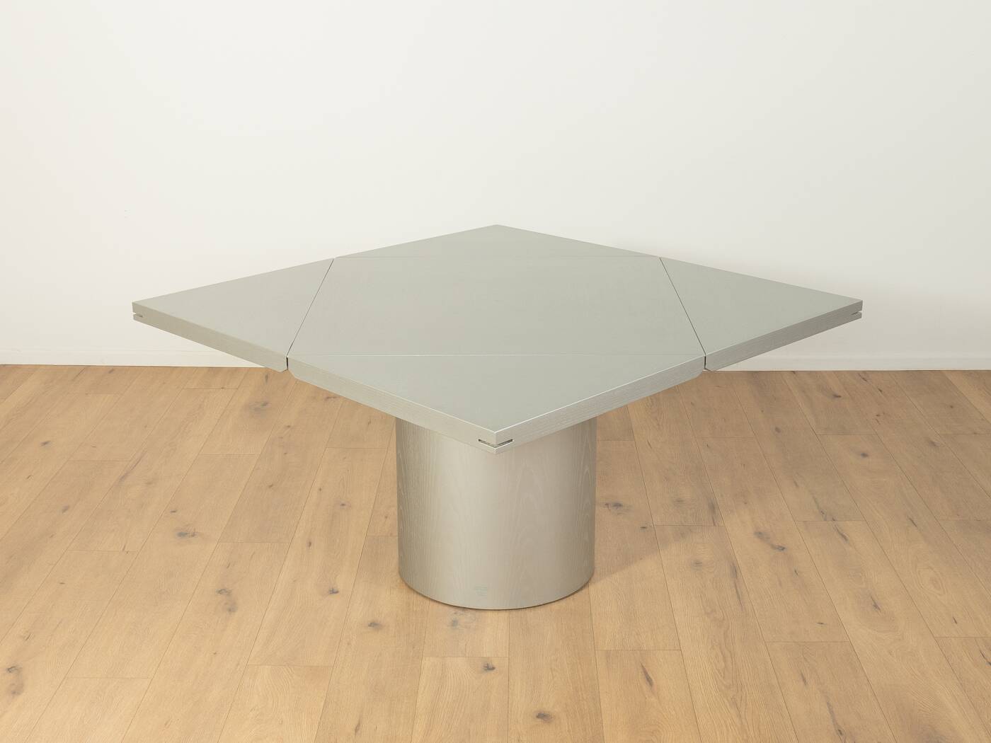 Table à manger Quadrondo, Erwin Nagel, Rosenthal, Argent
