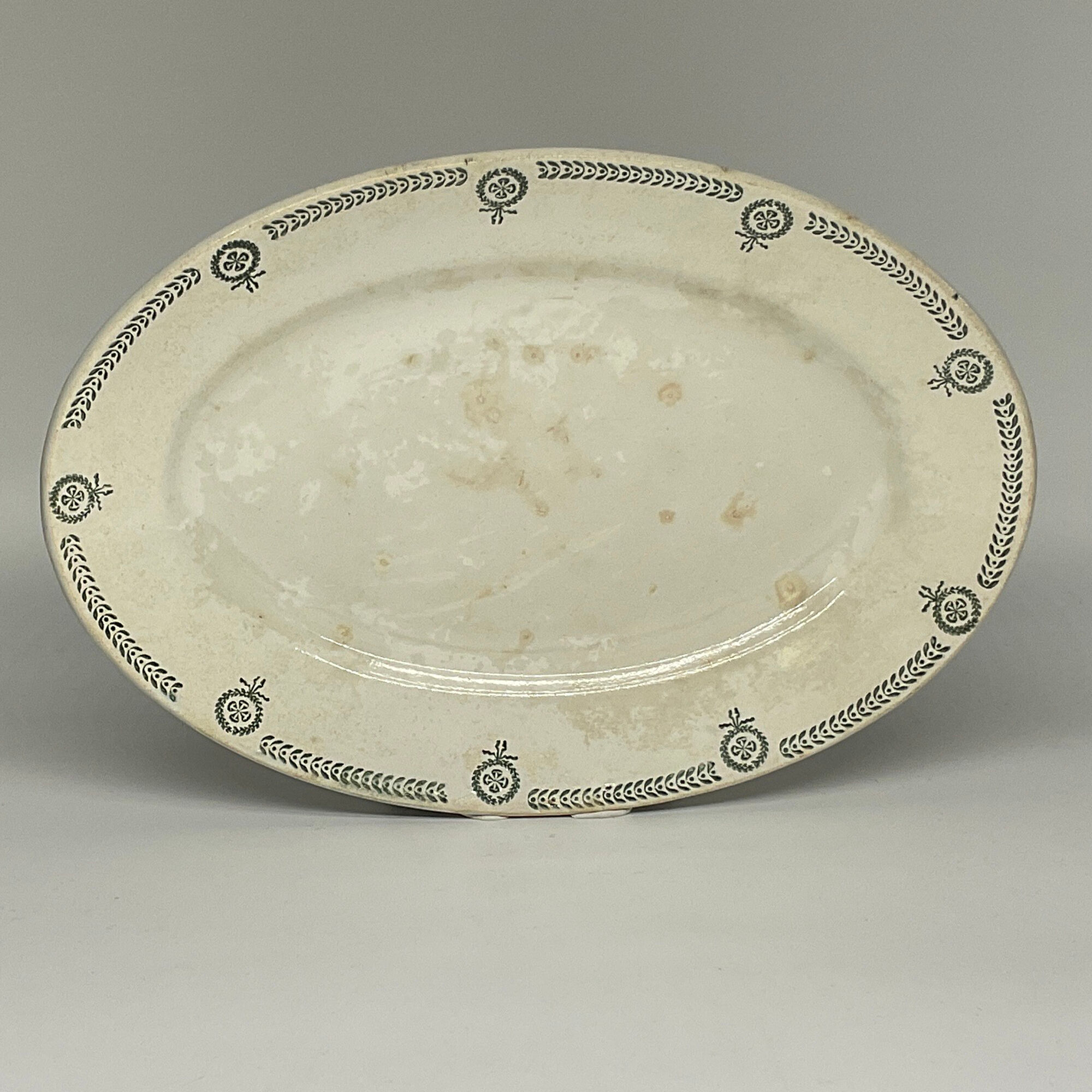 Oval Service Dish, "Faïencerie de Castres"