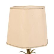 Lampe de table vintage en forme de palmier et d'ananas, massive, années 1970, 48 cm