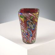 Vintage Murano glass vase, made in Italy, 20th century.