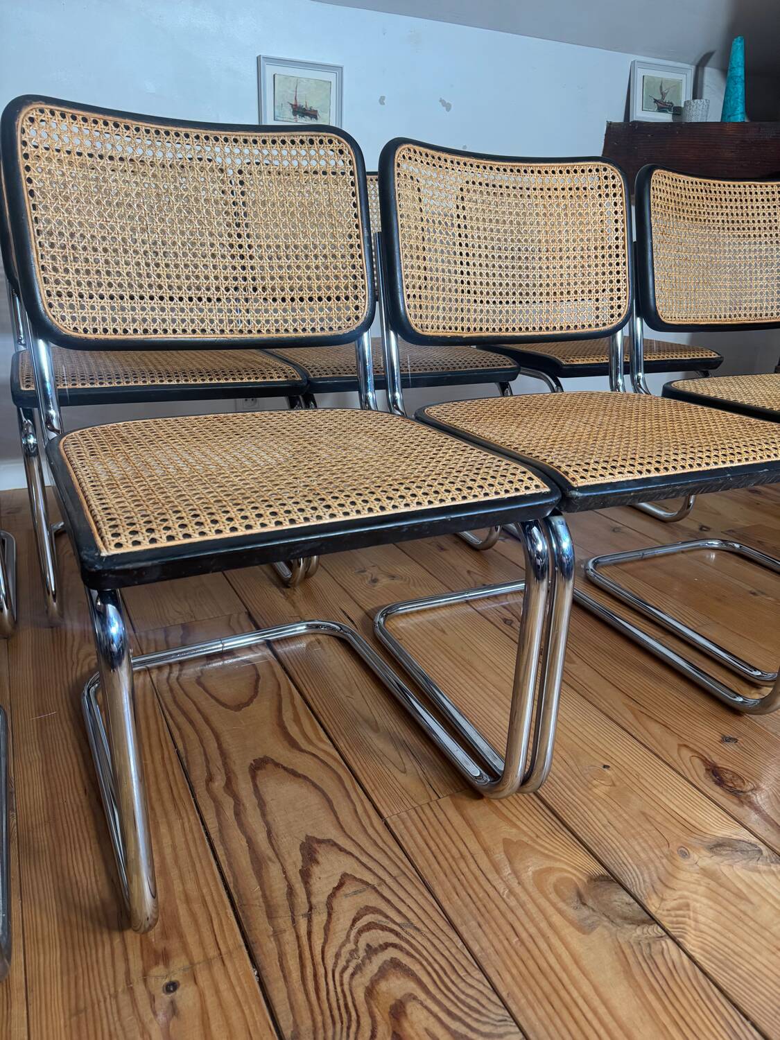 Set of 8 S32 Thonet chairs – Frankenberg Edition