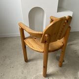 Pine armchair René Daumiller