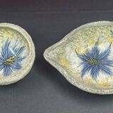 Vallauris ceramic by J. YELL, set of 2 - (9 to 15 cm)