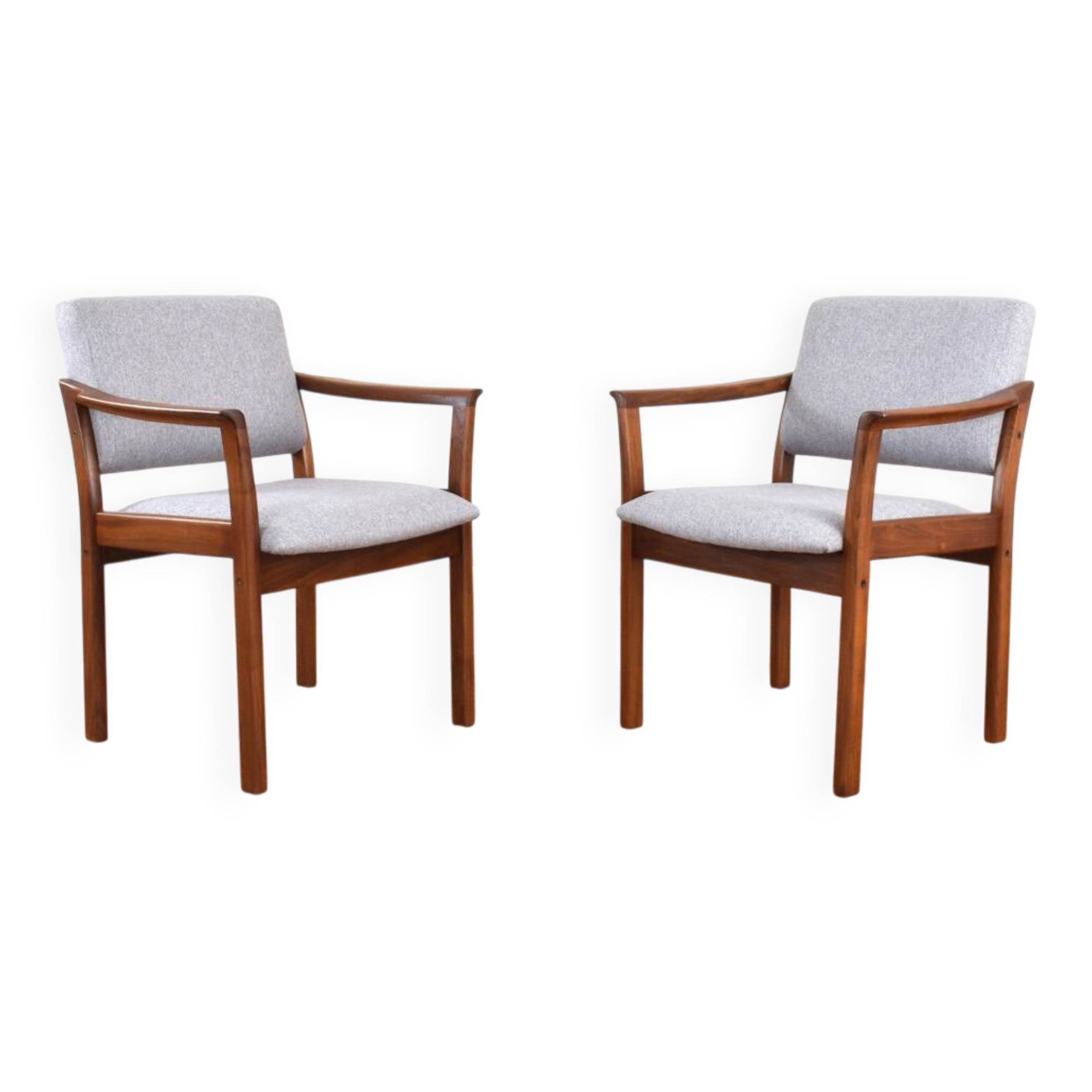 Mid-Century Danish Chairs, 1970s, Set of 2.