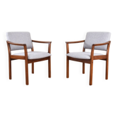 Chaises danoises des années 50, années 70, ensemble de 2.