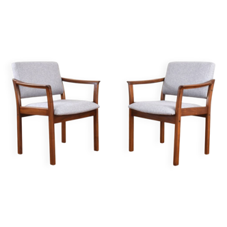 Mid-Century Danish Chairs, 1970s, Set of 2.