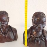 2 bustes de Benoît Konongo original