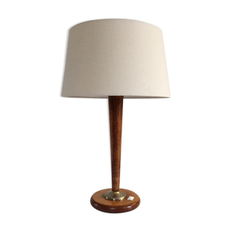 Lampe de bureau chic en bois 1960