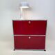 USM Haller "Ruby Red" – storage unit (as new condition)