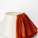 Polychrome Dutch Delft Table Lamp, Tichelaar Makkum, with New Loose Pleat Silk Shade
