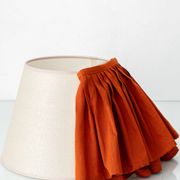 Polychrome Dutch Delft Table Lamp, Tichelaar Makkum, with New Loose Pleat Silk Shade