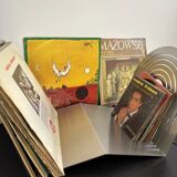 Support de disque vinyle en acier inoxydable brossé Veliento "Arc Wave"