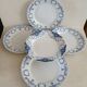 5 assiettes terre de fer Lunéville