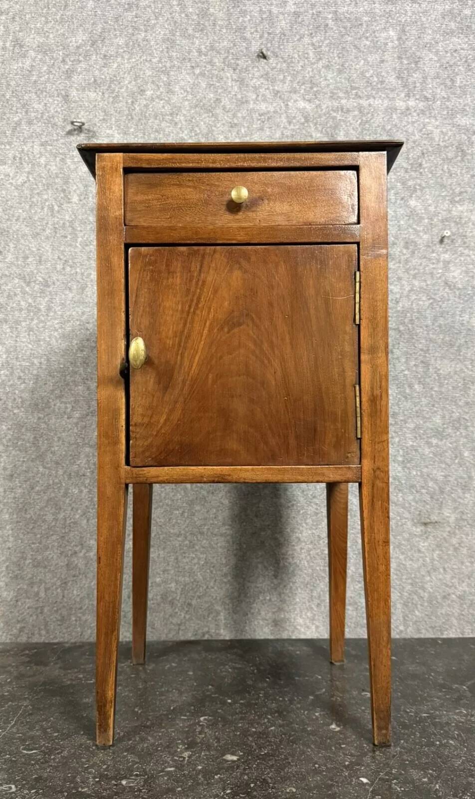 Louis XVI period walnut bedside table circa 1800