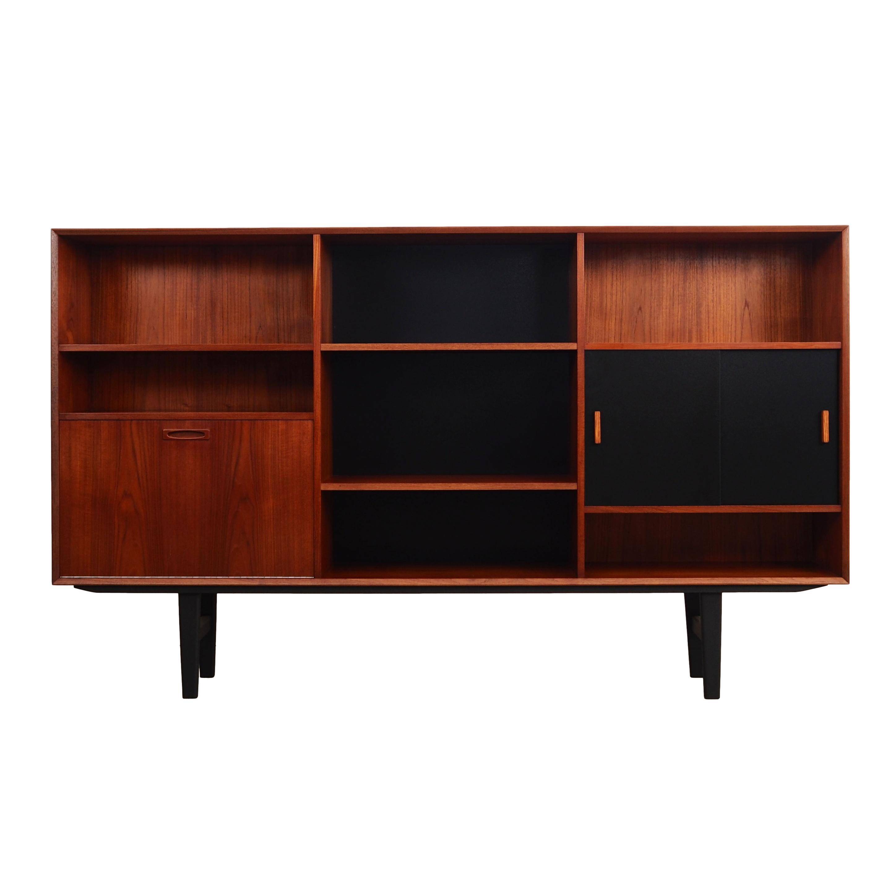 Teak bookcase, Danish design, 1970s, production: Denmark