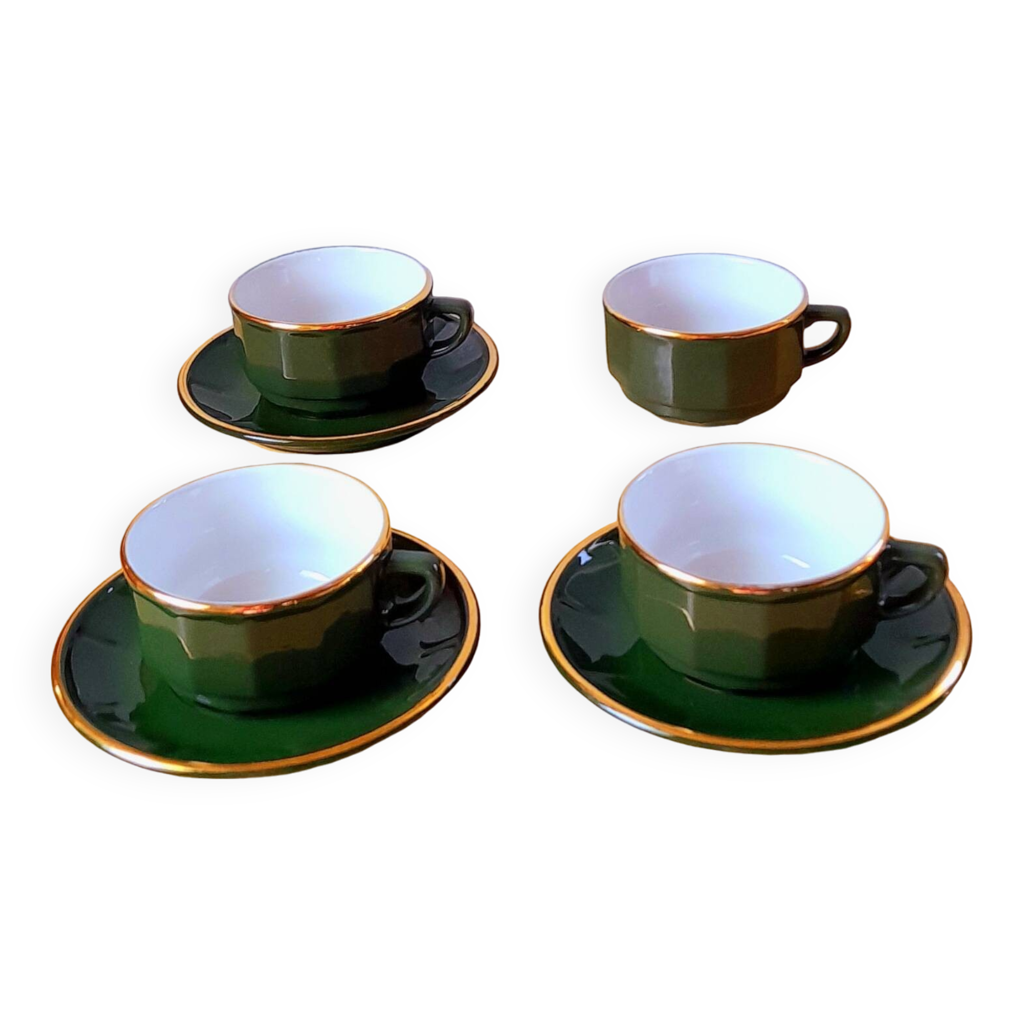 Large bistro cups, apilco Yves Deshoulieres. | Selency