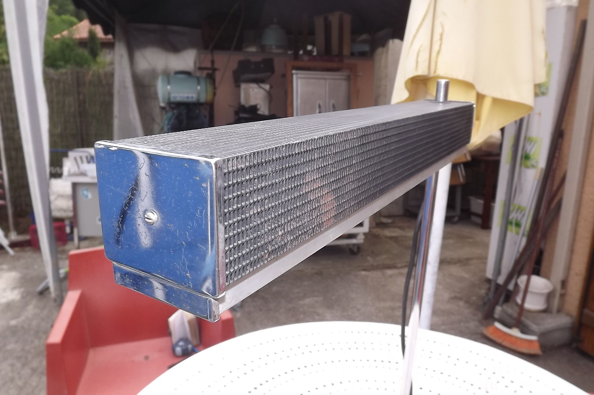 Year 60 Metal and Chrome lamp