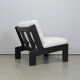 Brutalist oak lounge chair by Esko Pajamies for ASKO, Finland 1970s