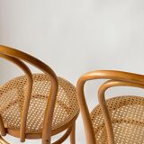 Pair Chairs bistro canage