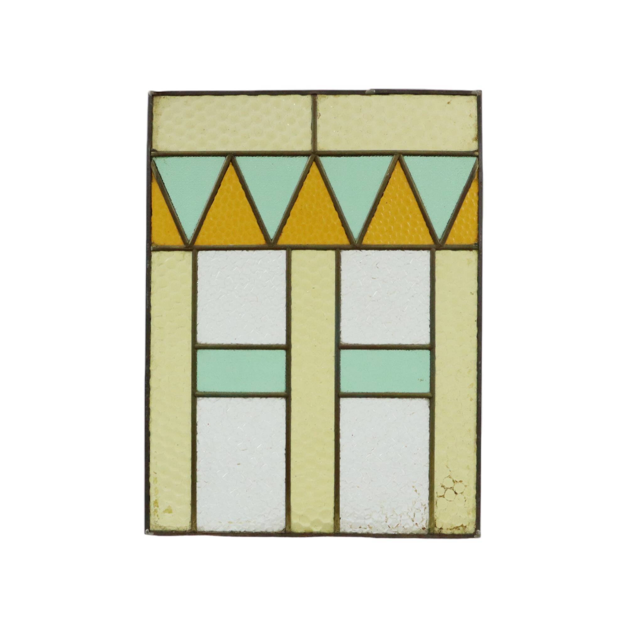 Vintage Stained Glass Window Stained Glass set of 2 Decorative Sun Catcher 40cm