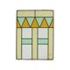Vintage Stained Glass Window Stained Glass set of 2 Decorative Sun Catcher 40cm