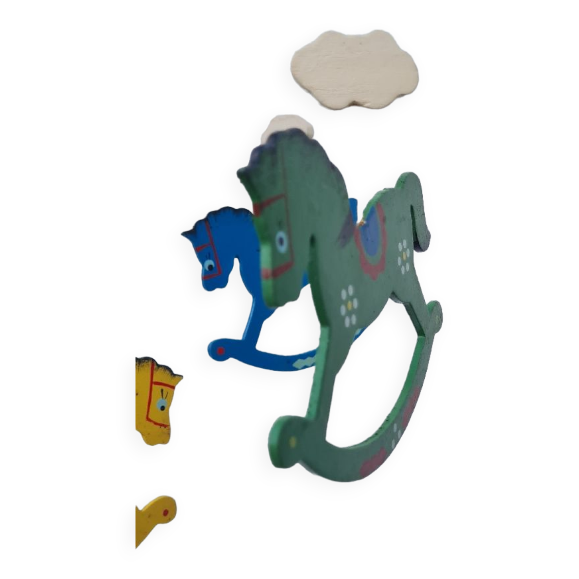 Vintage wooden mobile