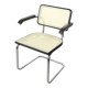 Fauteuil vintage Cesca B64 par Marcel Breuer