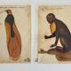 Impressions of the natural history of the Renaissance, pair of facsimiles of the Codex Pomar, 1990s.