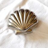 Boite à bijoux vintage en forme de coquille St Jacques - écrin Coquillage