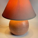 Vintage handmade terracotta lamp
