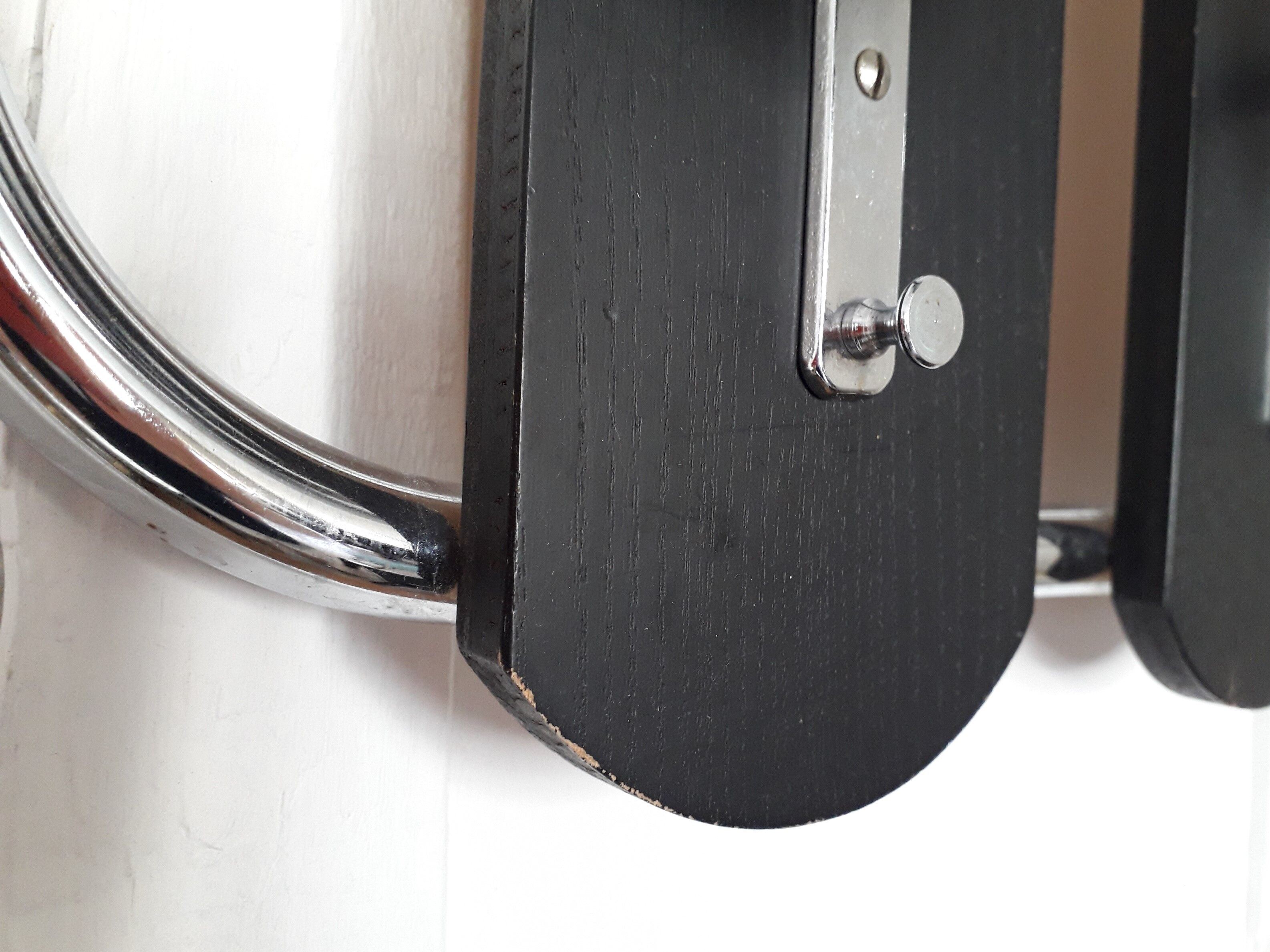 Vintage wall coat rack