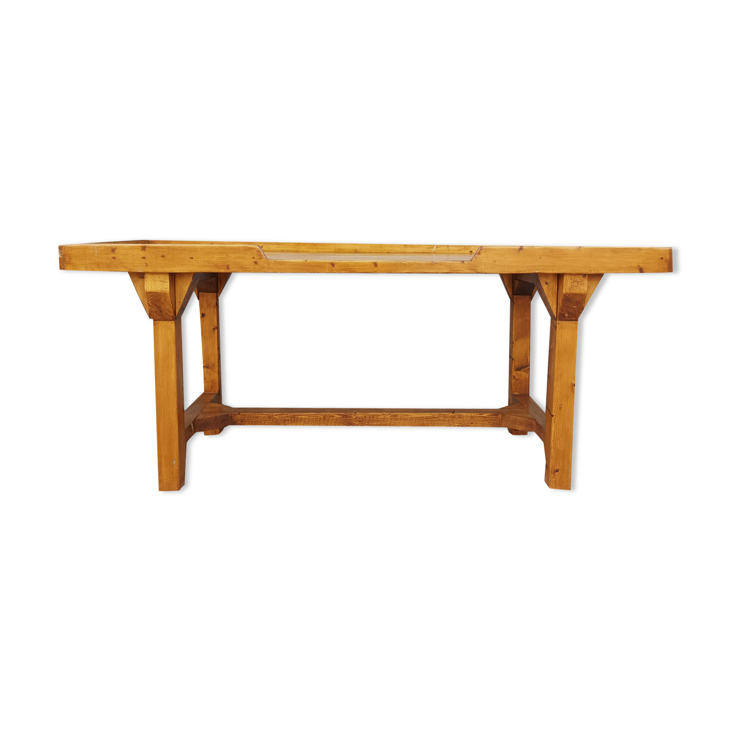 Vintage kitchen island loom table