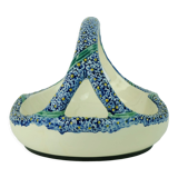 Majolika karlsruhe bowl ceramic basket art nouveau w.süs