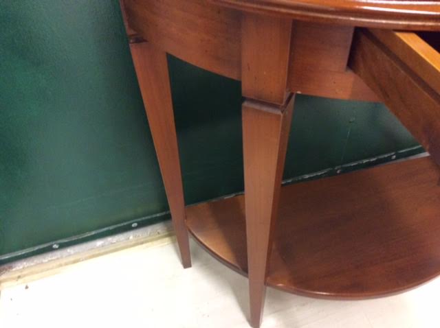 Cherry wood side table