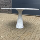 Angelo Mangiarotti M1 eettafel Skipper Carrara marmer 130cm