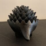 Ashtray 6 hedgehogs in bronze 1950