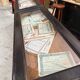 Console vitrine de musée fin XIXème