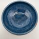 Tripod ceramic pocket tray, hand painted blue