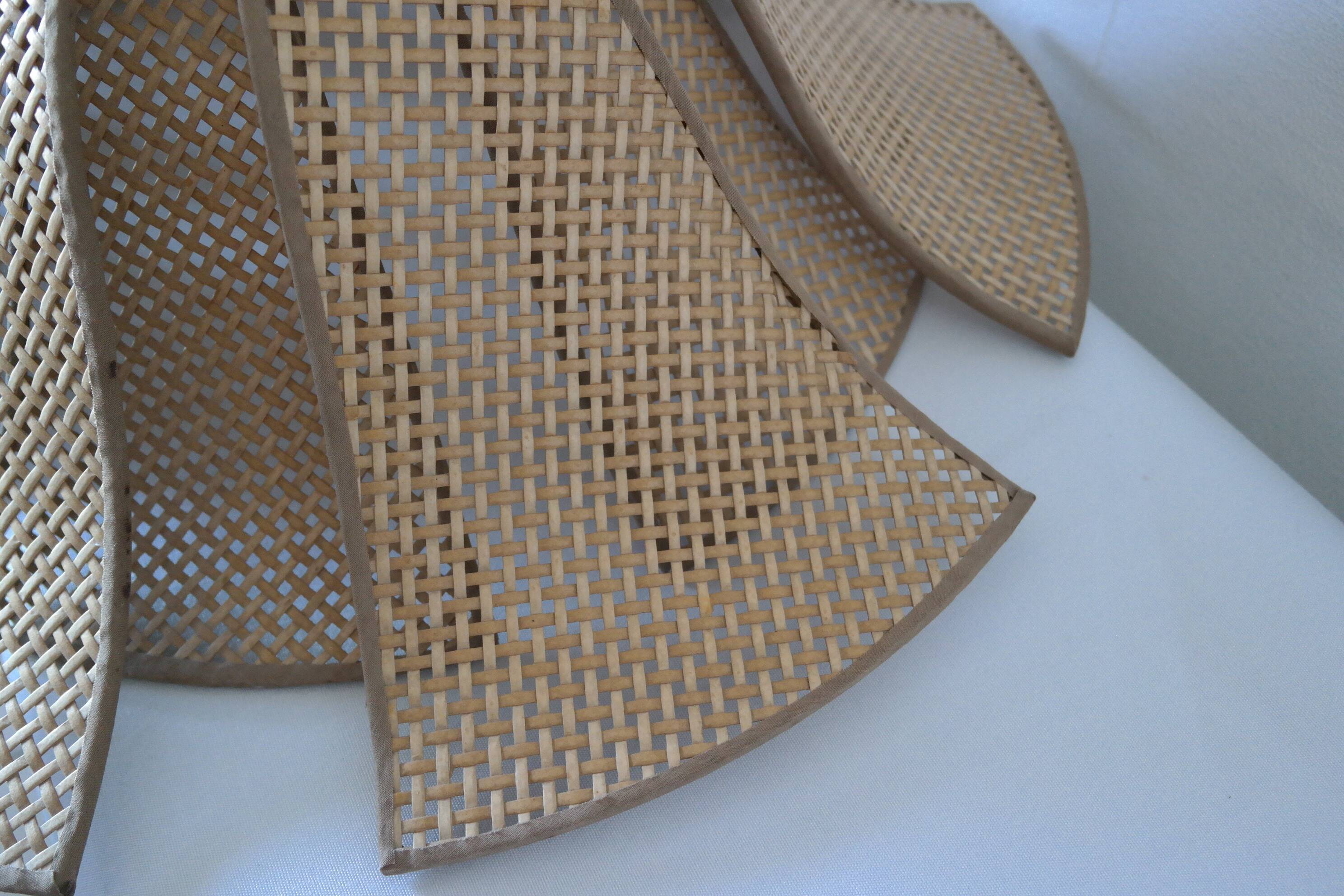 Vintage petal caning chandelier