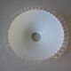 Opaline glass wafer lampshade