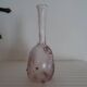 Acid-etched glass paste gourd vase signed bendor