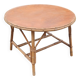 Vintage coffee table in bamboo and rattan.