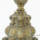 Electrified gilded bronze candle