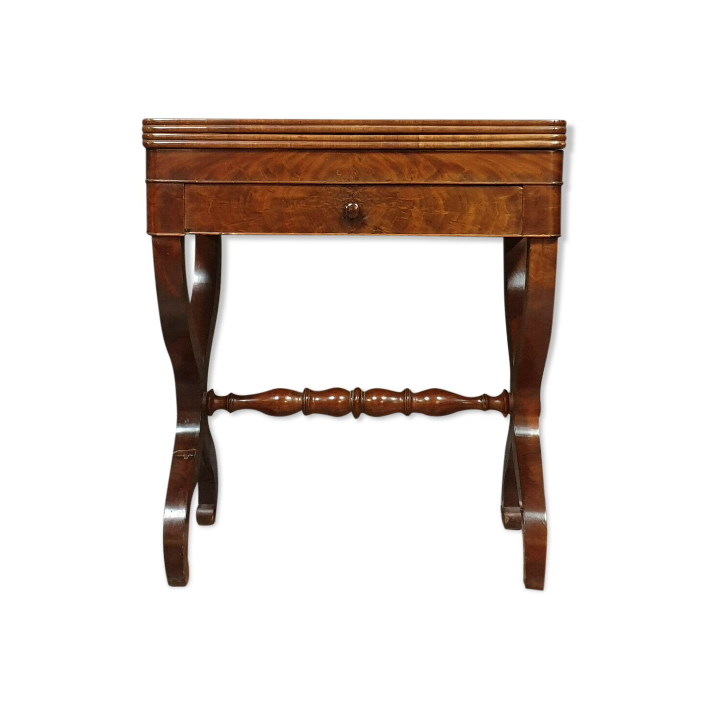 Table a games empire era, mahogany restoration around 1810
