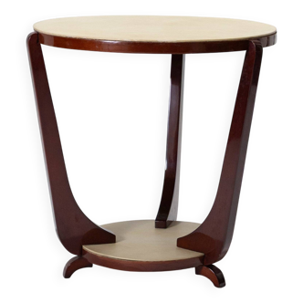 Art deco parchment table, 1930s