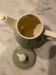 Vintage water green teapot