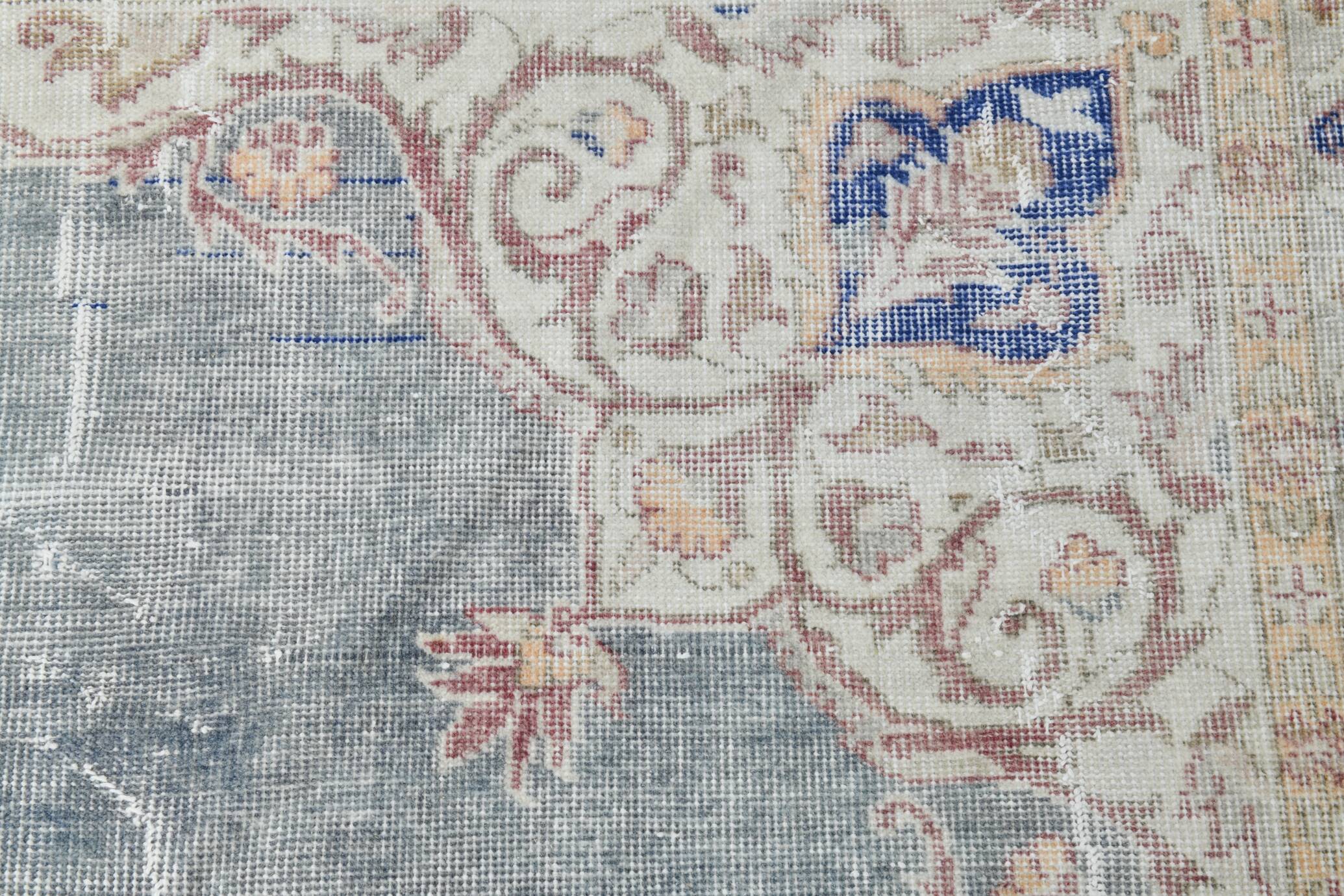 Persian Burgundy & Green Oriental Rug, 239x333Cm