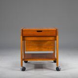 Mid-century modern Danish teak bar model 703 by Aksel Kjersgaard, 1960s