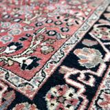 Vintage Persian Hamadan handmade rug 3.3' x 4.11' 1950s - 1C1213